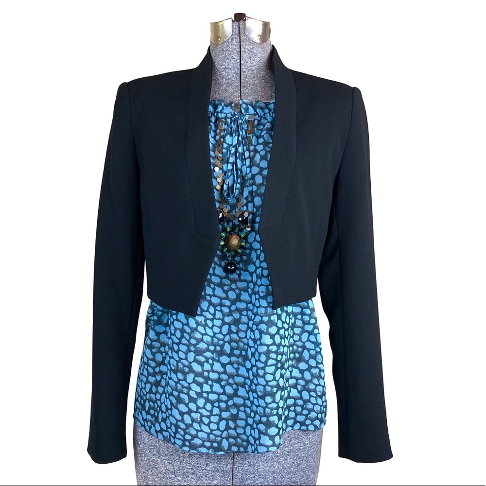 Black Cropped Blazer